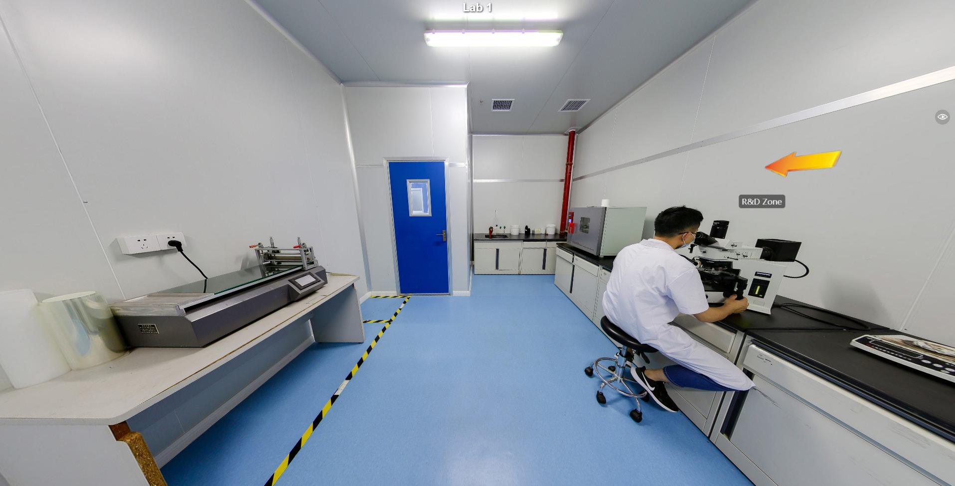 Vista panorámica del laboratorio 1